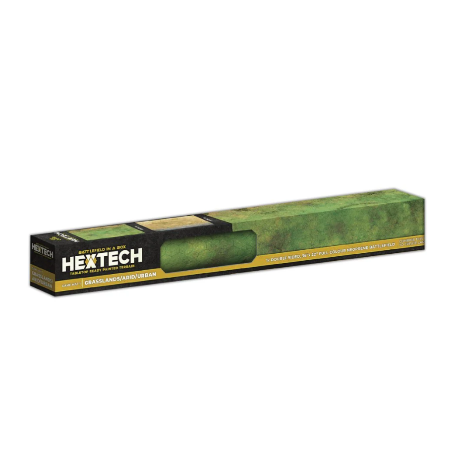 HEXTECH GAME MAT GRASSLAND/ARID/URBAN