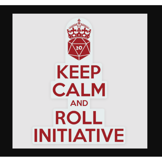 KEEP CALM INITIATIVE VINYL STICKER