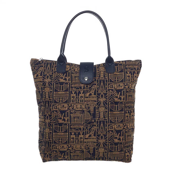 THE BRITISH MUSEUM EGYPTIAN FOLDAWAY TOTE BAG