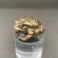MINIATURE BRASS TOAD