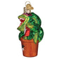 VENUS FLY TRAP GLASS HOLIDAY ORNAMENT
