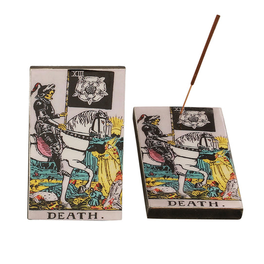 DEATH TAROT CARD INCENSE HOLDER