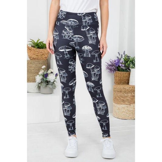 MUSHROOM SKETCH LEGGINGS