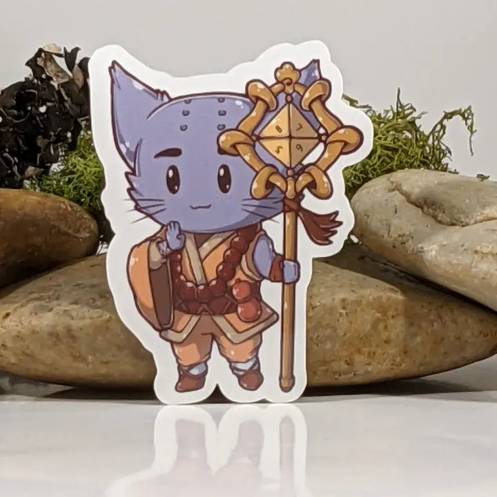 CAT MONK RPG STICKER