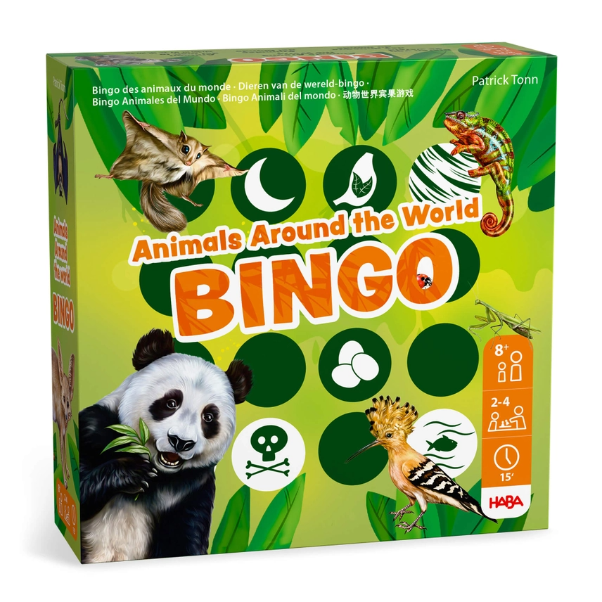 ANIMALS AROUND THE WORLD BINGO