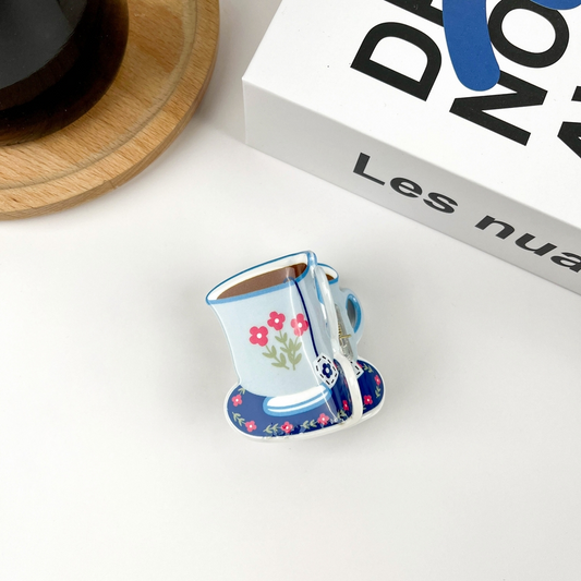 BLUE TEACUP HAIR CLAW