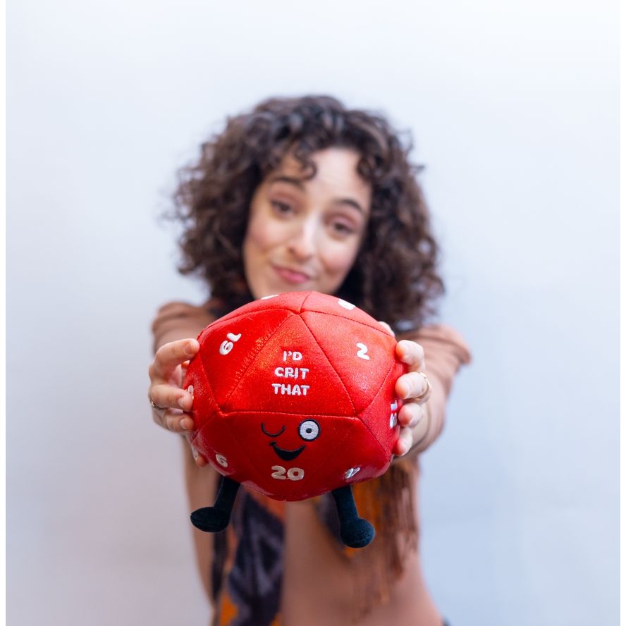 PUNCHKINS I'D CRIT THAT GAMING D20 PLUSH