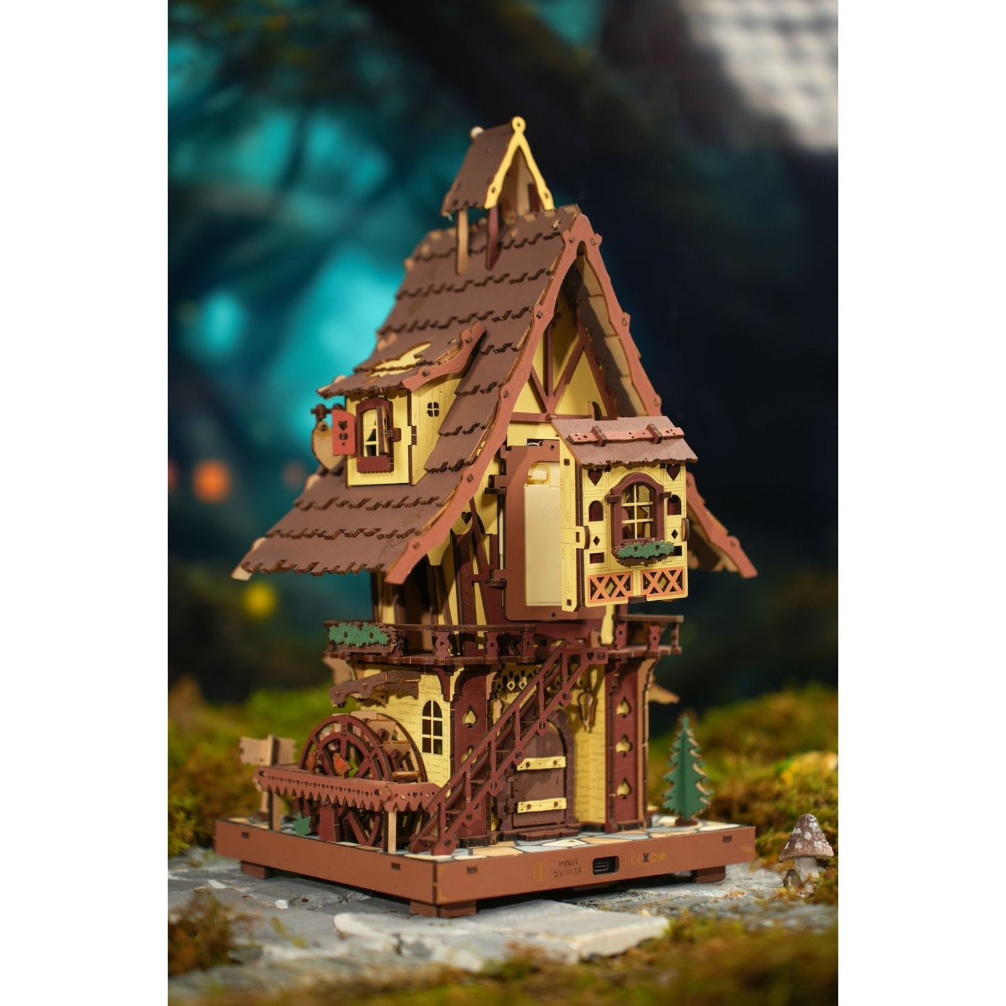 CUCKOO CLOCK 3-D WOODEN MINIATURE PUZZLE KIT