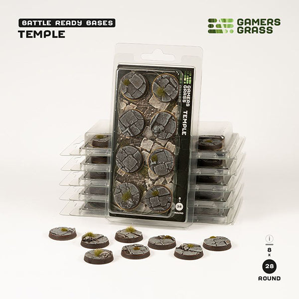 TEMPLE BASES 28MM ROUND