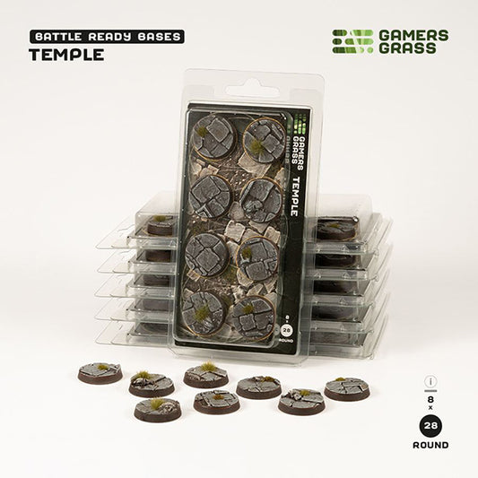 TEMPLE BASES 28MM ROUND