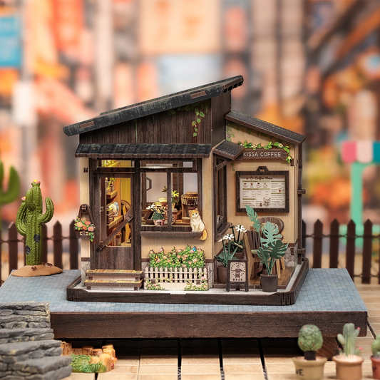 CUTEBEE DIY MINIATURE HOUSE | KISSA COFFEE