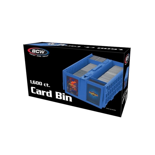 BCW COLLECTIBLE CARD BIN 1600 BLUE