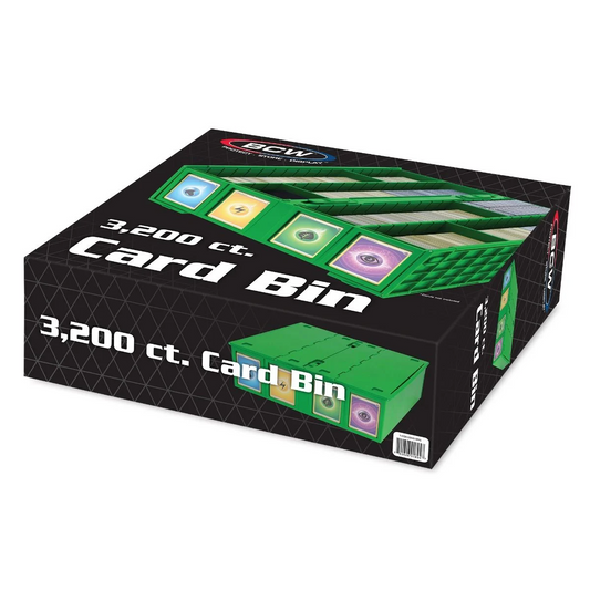 BCW COLLECTIBLE CARD BIN 3200 GREEN