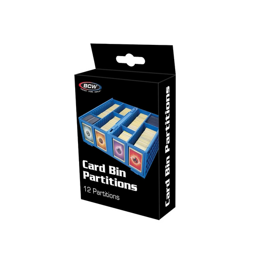 BCW CARD BIN PARTITIONS BLUE