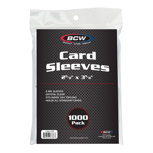 BCW CARD SLEEVES (1000)