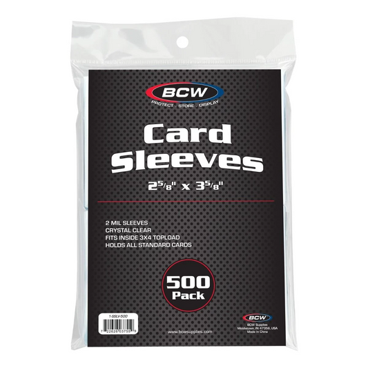 BCW CARD SLEEVES (500)