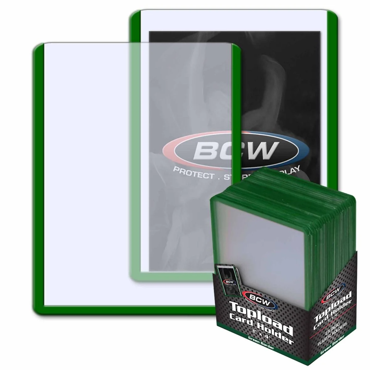 BCW TOPLOADER GREEN (25)
