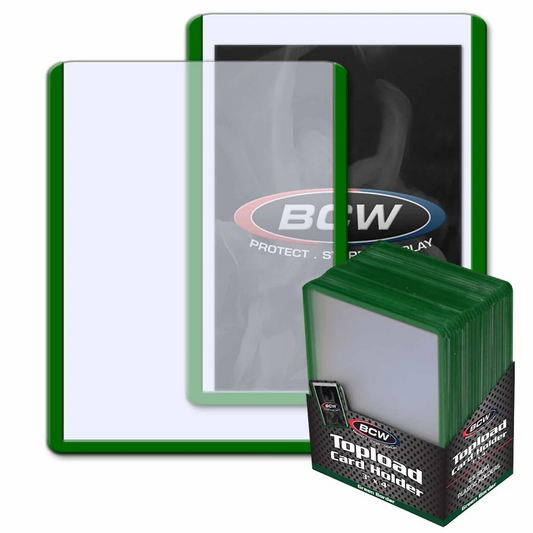 BCW TOPLOADER GREEN (25)