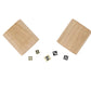 WOOD INLAY BACKGAMMON SET IN BEECHWOOD