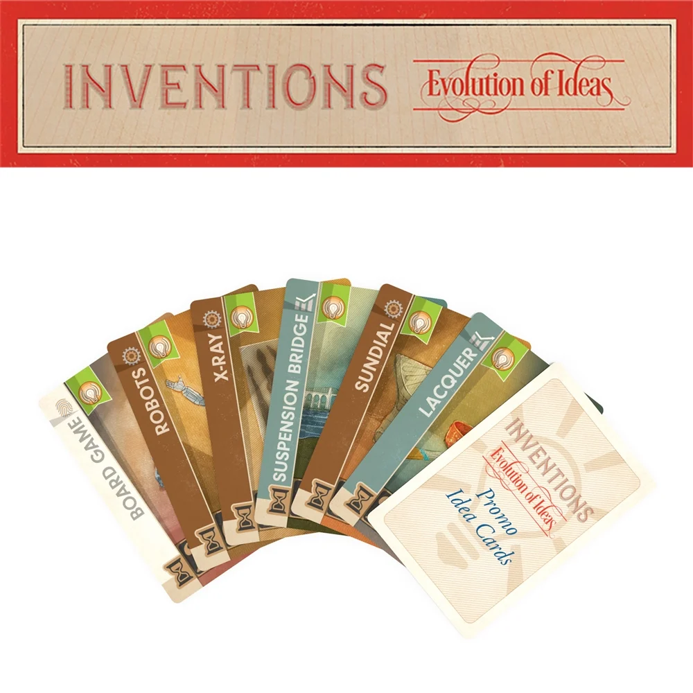 INVENTIONS: EVOLUTION OF IDEAS PROMO CARDS