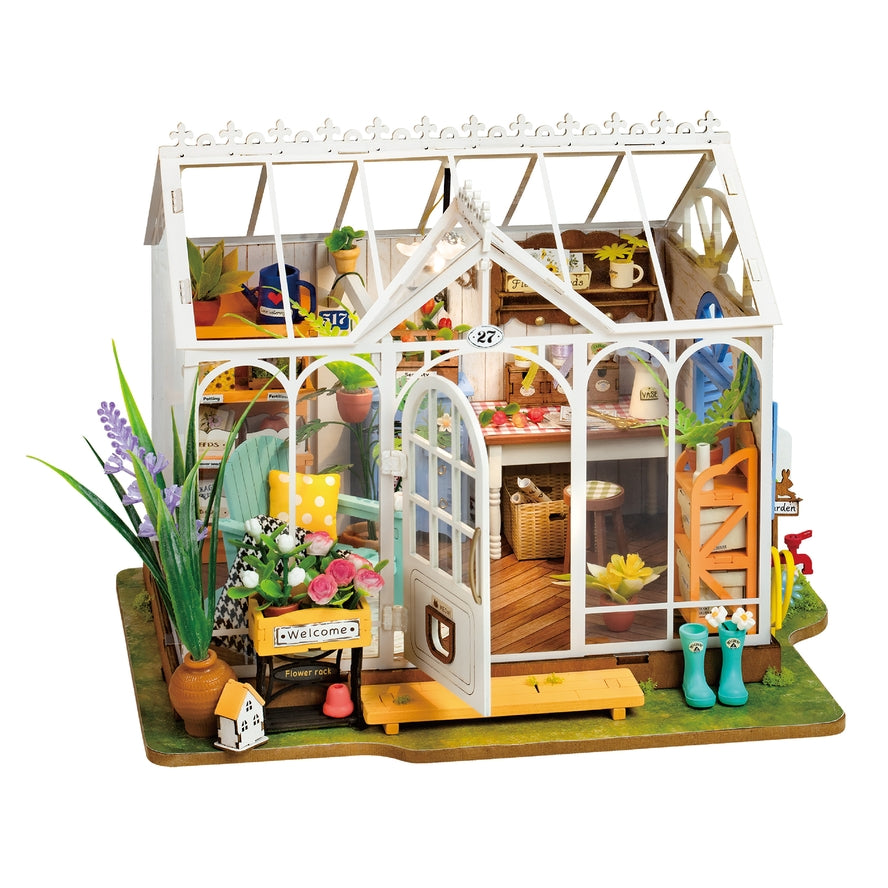 DREAMY GARDEN HOUSE 3-D WOODEN MINIATURE KIT
