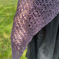 POPCORN KNIT PONCHO OR SHAWL