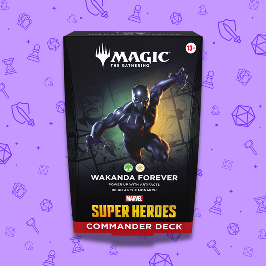 MAGIC THE GATHERING MARVEL SUPER HEROES WAKANDA FOREVER COMMANDER DECK PREORDER