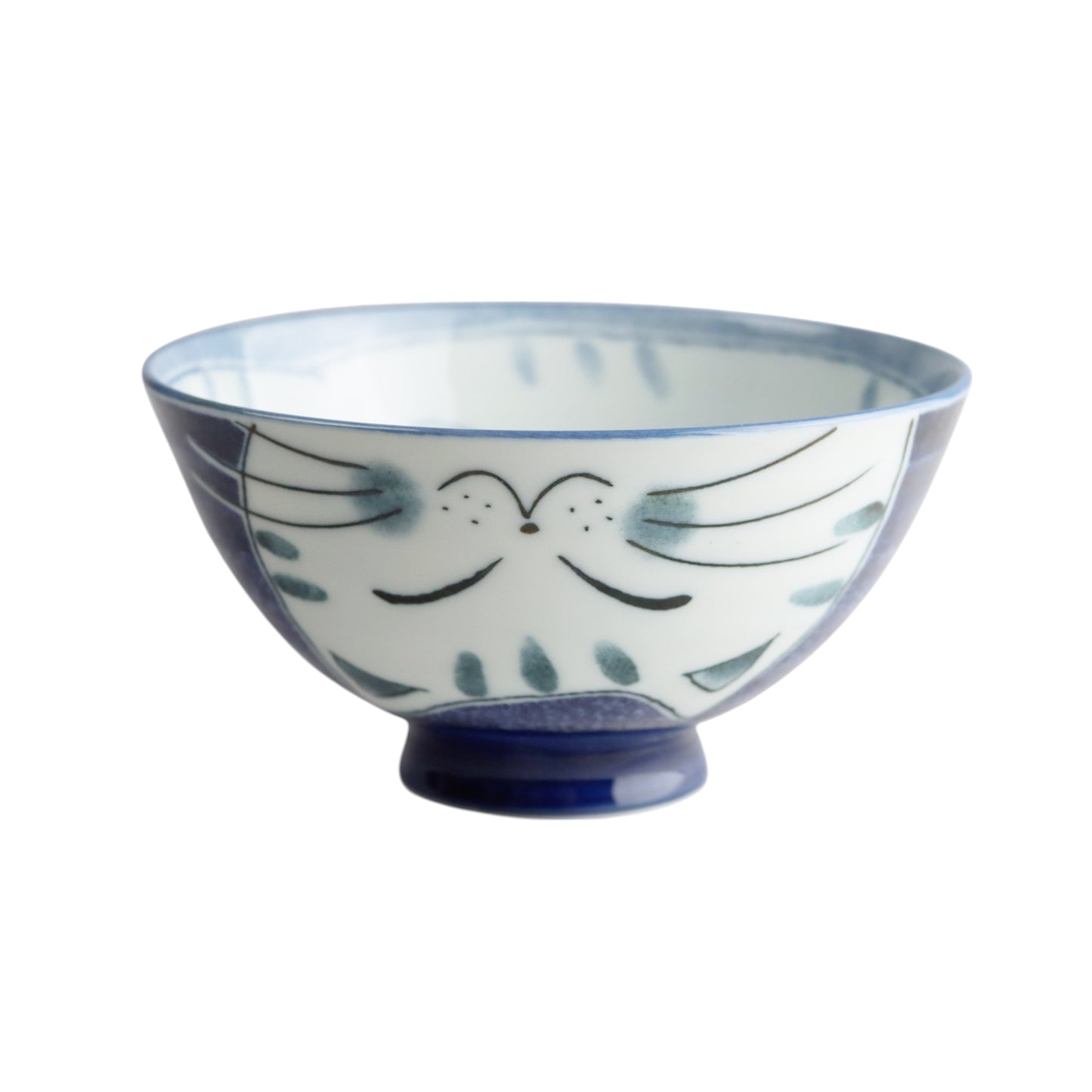 BLUE CHONKY CAT RICE BOWL