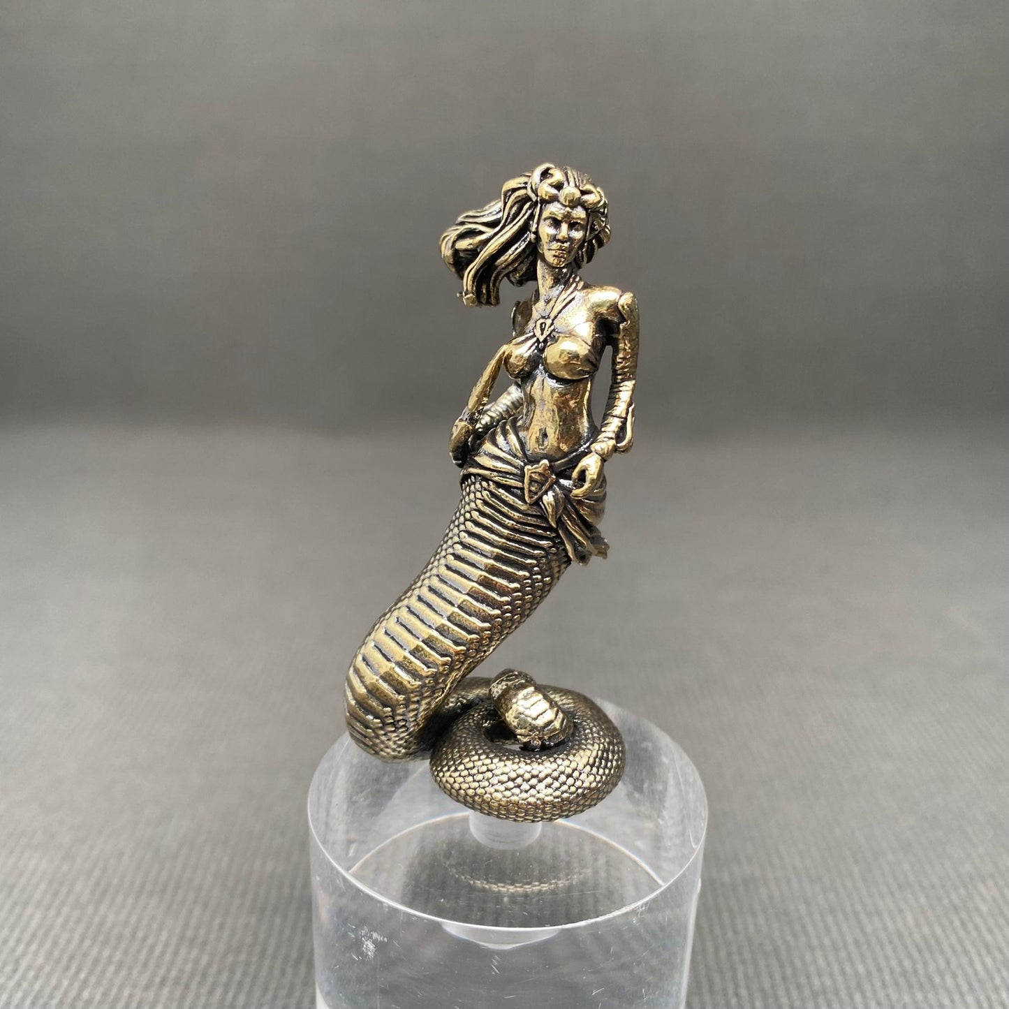 MINIATURE BRASS MEDUSA