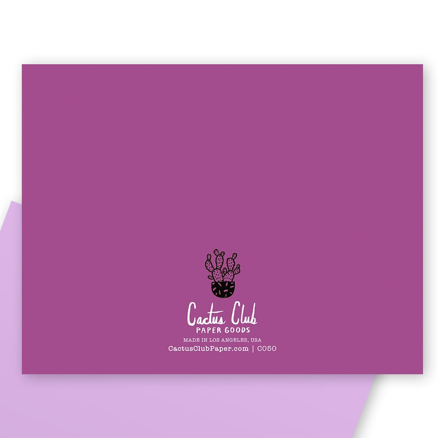LET'S HANG HOUSEPLANTS BIRTHDAY GREETING CARD