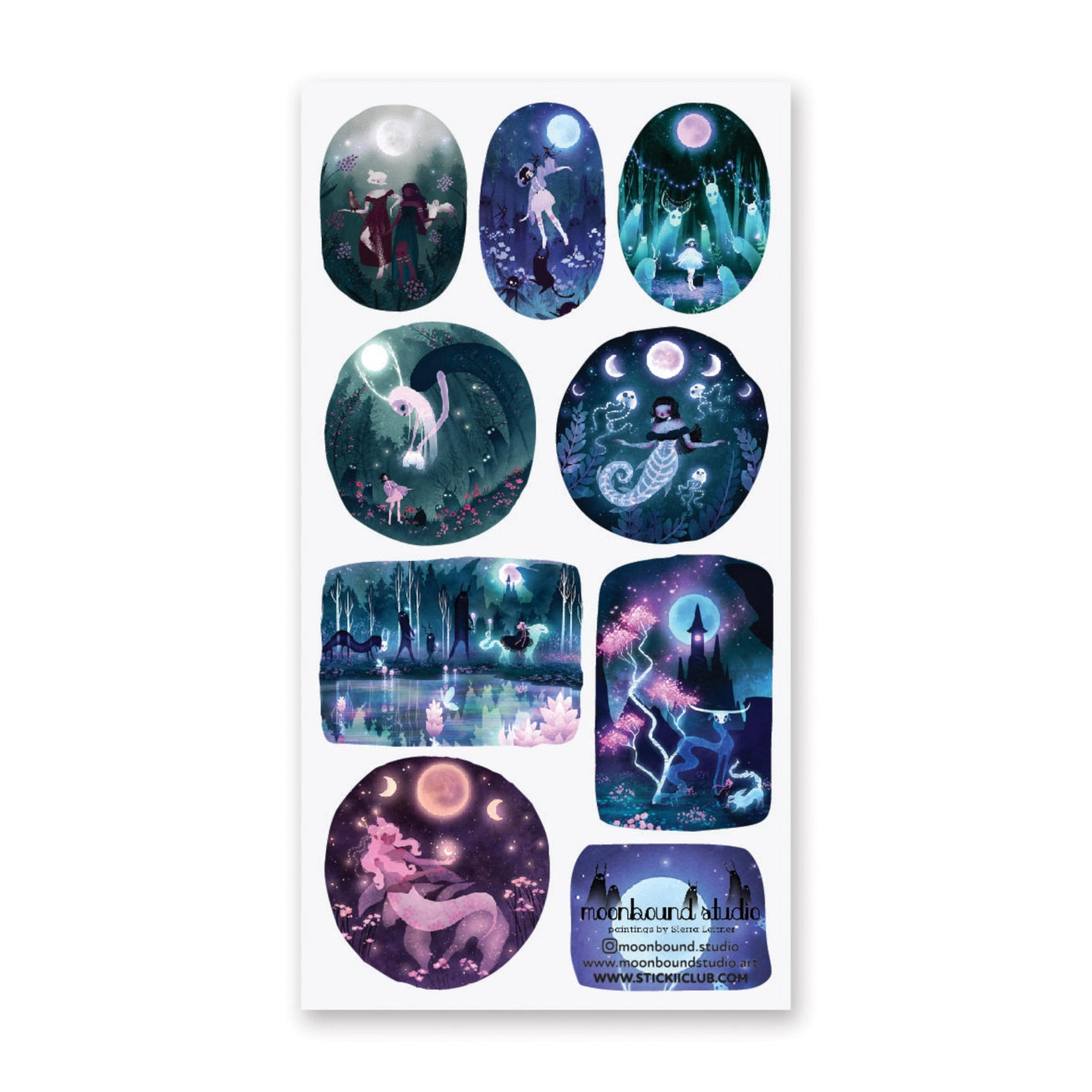 MOONLIGHT MAGIC STICKER SHEET