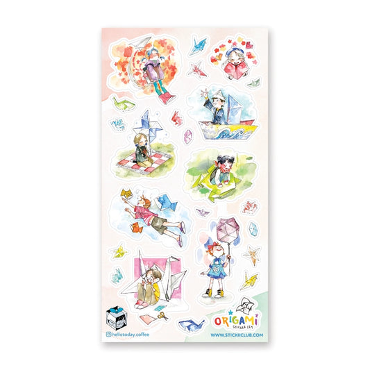 THE MAGIC OF ORIGAMI STICKER SHEET
