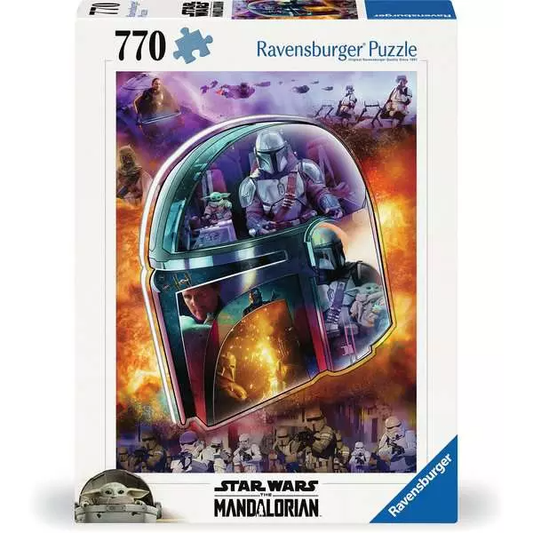 THE MANDALORIAN HELMET 770PC PUZZLE