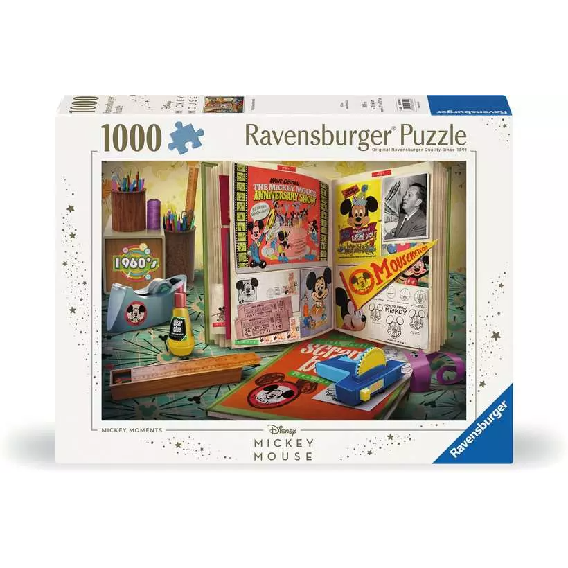 DISNEY: 1960 MICKEY MOMENTS 1000PC PUZZLE