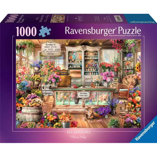 ALL SEASONS FLOWER SHOP 1000PC PUZZLE