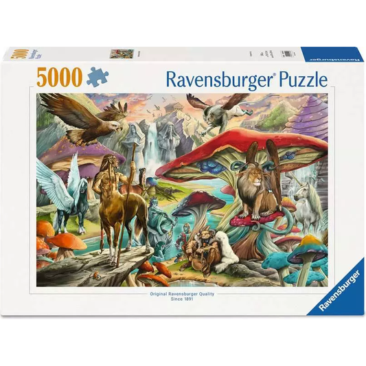 MUSHROOMS & MYTHS 5000 PC PUZZLE