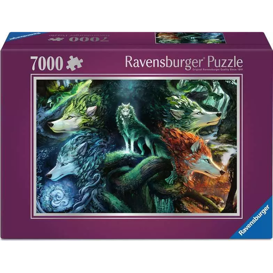 WOLVES WHISPERS OF THE FOREST 7000 PC PUZZLE