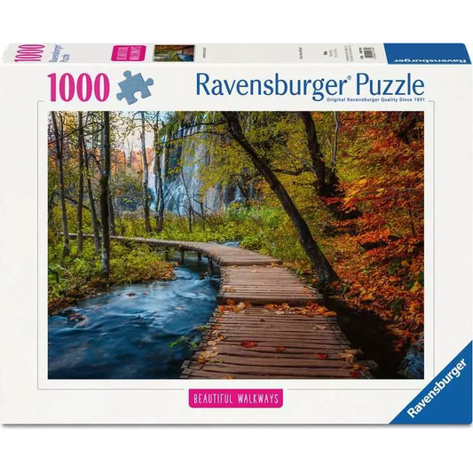 AUTUMNAL WOODEN TRAIL 1000PC PUZZLE