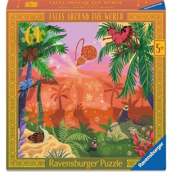 TALES AROUND THE WORLD ANANSI & THE POT OF WISDOM 64pc PUZZLE