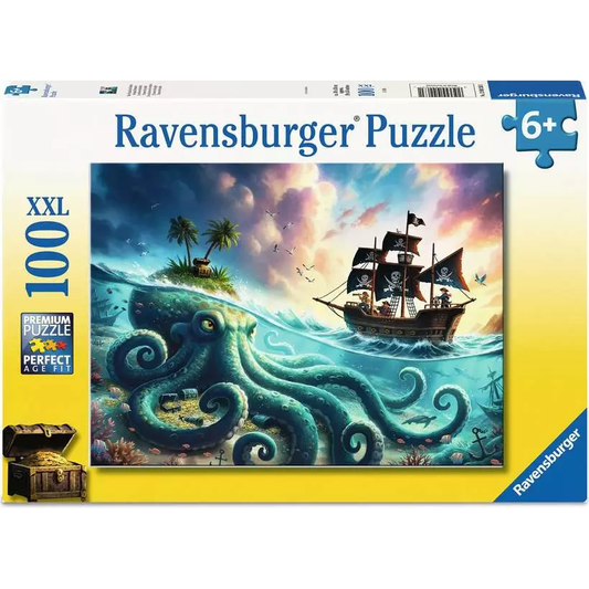 OCTOPUS PIRATE TREASURE 100PC XXL