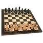 Black Stained Chess Set – 15 inch