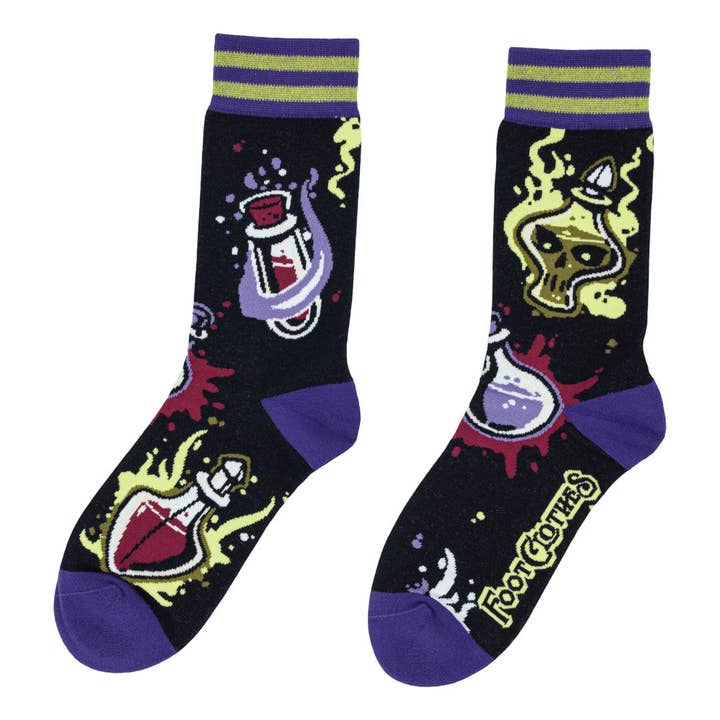 VILE VIALS CREW SOCKS BY FOOTCLOTHES