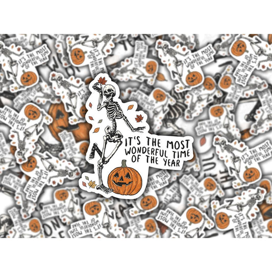 MOST WONDERFUL TIME OF THE YEAR HALLOWEEN STICKER