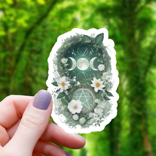 GREEN WITCH STICKER