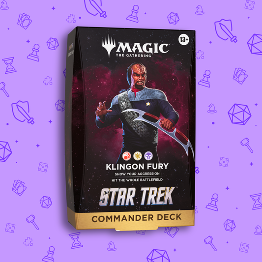 MAGIC THE GATHERING STAR TREK KLINGON FURY COMMANDER DECK PREORDER