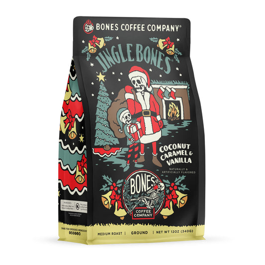 BONES COFFEE JINGLE BONES 12OZ GROUND COFFEE