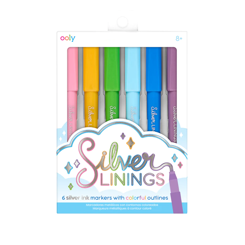 SILVER LININGS MARKERS (6)
