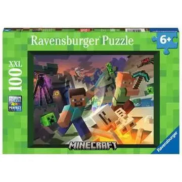 MINECRAFT MONSTER PUZZLE 100 PC XXL
