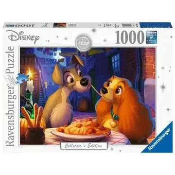 THE LADY AND THE TRAMP PUZZLE 1000 PC