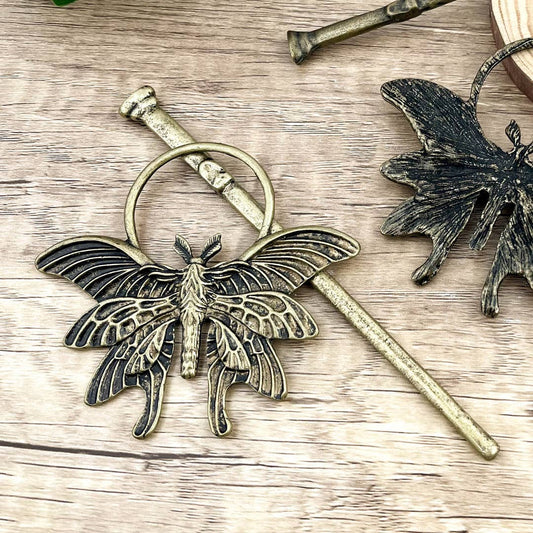 FLYING MOTH HAIR PIN